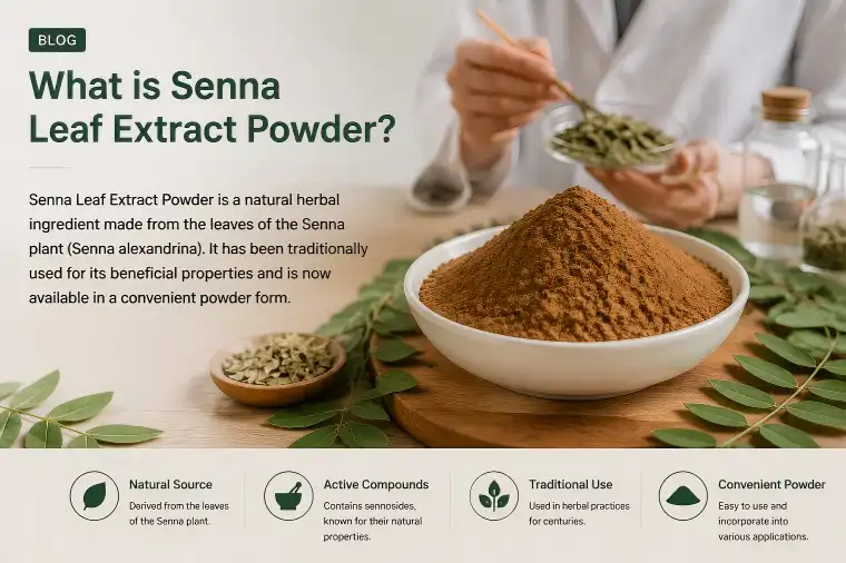 Senna Leaf Extract Powder Senna Leaf Extract Powder