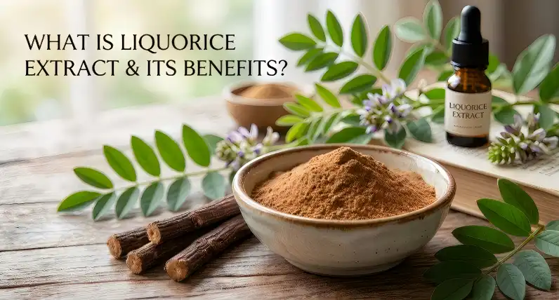 What is liquorice extract and what are its benefits?