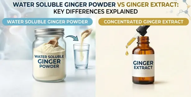 Water Soluble Ginger Powder vs Ginger Extract: Key Differences Explained