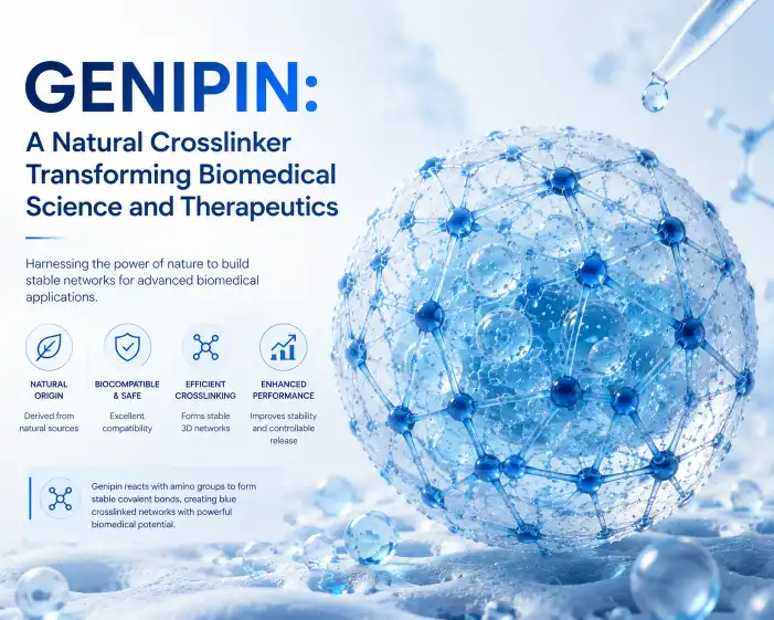 Genipin: A Natural Crosslinker Transforming Biomedical Science and Therapeutics